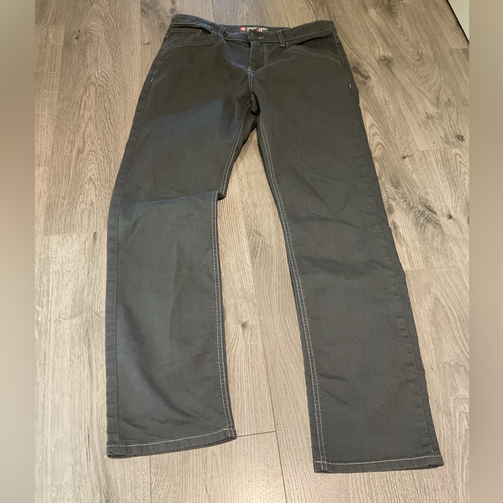 ES Denim WorkWear Vintage Collection Men's Charcoal Straight Leg Jeans